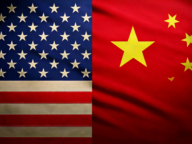 米中国旗