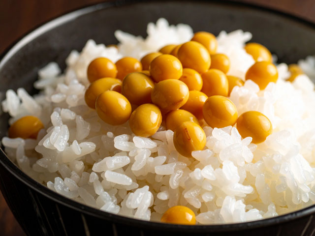 大豆ご飯