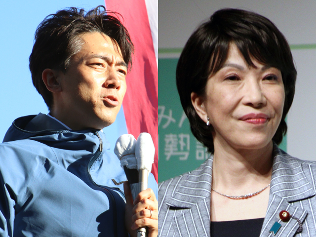 小泉進次郎、高市早苗