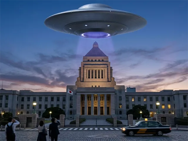 UFOと国会議事堂