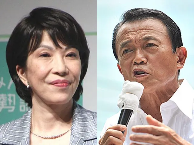 高市早苗と麻生太郎