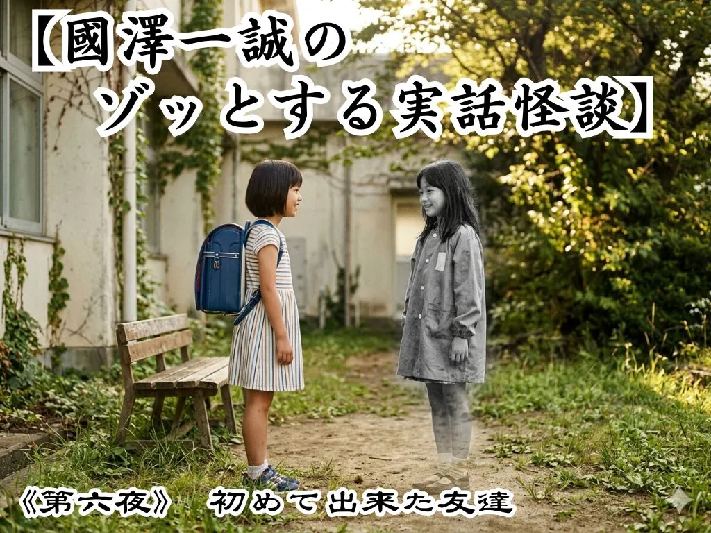 【國澤一誠のゾッとする実話怪談】第六夜《初めて出来た友達》