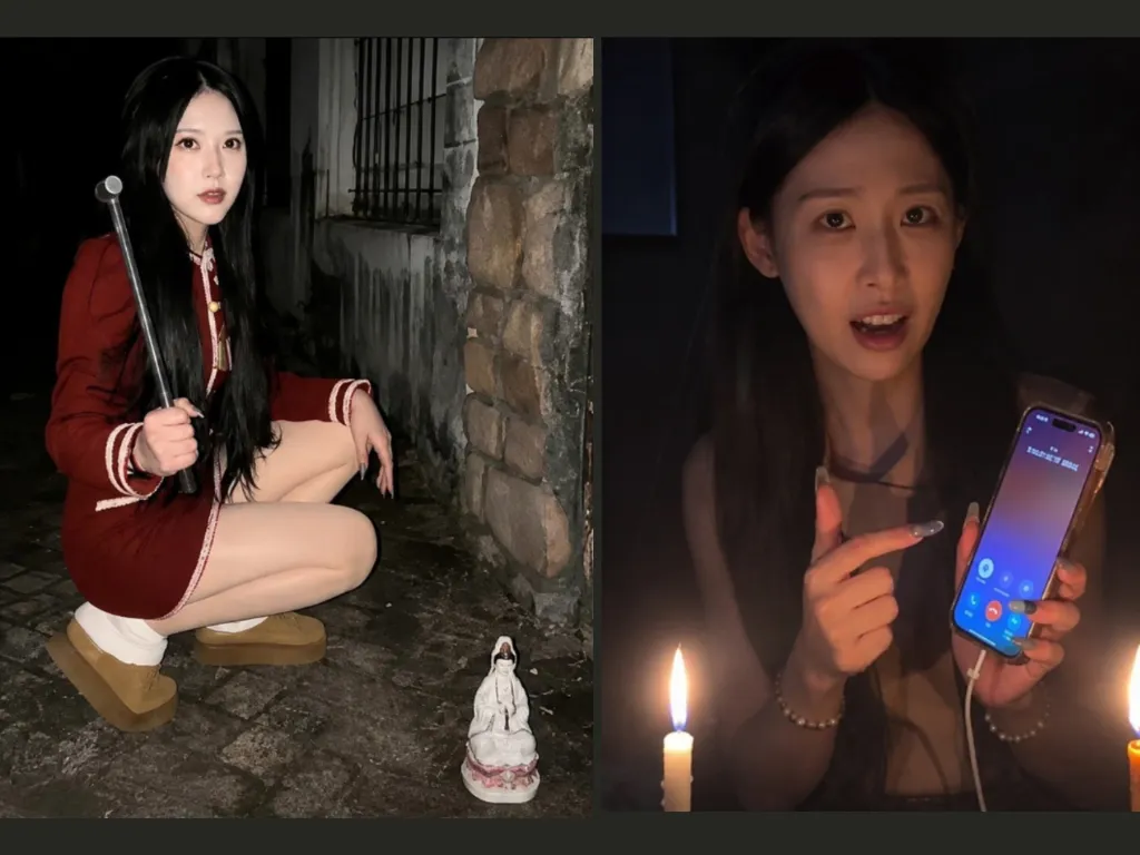 心霊スポットで仏像を壊した中国のインフルエンサー