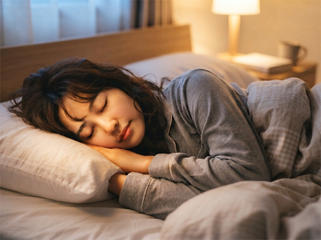 眠る女性
