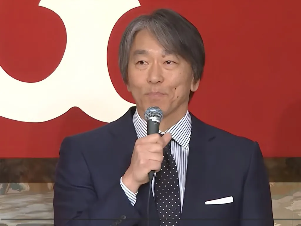 監督就任会見を行った松井秀喜氏