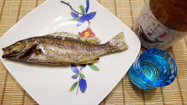 シマイサキの塩焼き